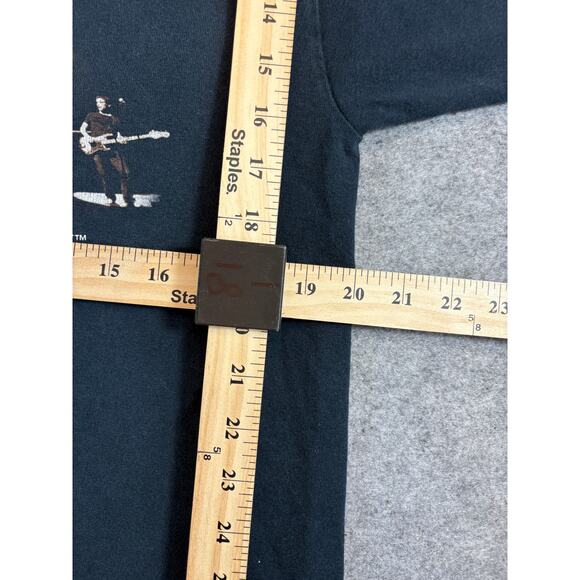 VINTAGE Coldplay Twisted Logic Tour Shirt Mens Medium Black Graphic Band Tee - Picture 3 of 6